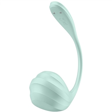 Satisfyer - Estimulador de Pétala Lisa G-Point Água Verde Aplicativo Gratuito #1 - PR2010383667