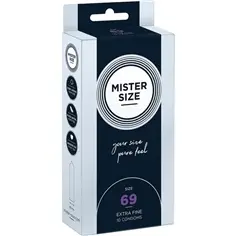 Mister Size - Preservativo Tamanho Xxxl 69 Mm - 10 UDS - PR2010369474