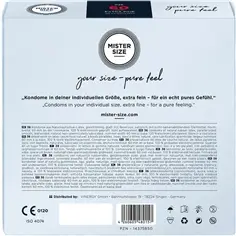 Mister Size - Preservativo Tamanho Xl 60 Mm - 36 UDS - PR2010357186 2