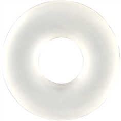 Anel para o Pénis Stretchy Cockring Transparente Seven Creations - Branco - DO29003265