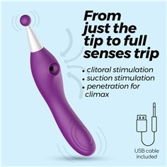 Estimulador Recarregável Trinity Crushious - PR2010375618