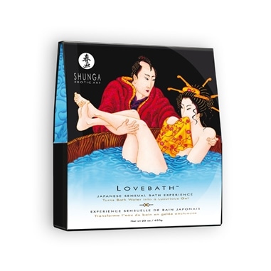Sais de Banho Shunga Love Bath Ocean Temptations 650Gr - Azul - PR2010313040