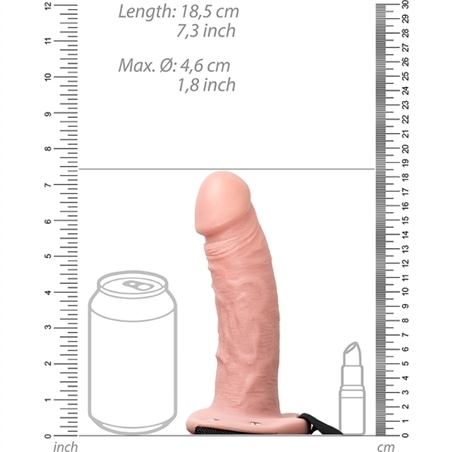 Strap-On Oco 6 /15,5 Cm Flesh Realrock #8 - PR2010376552