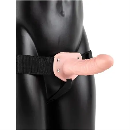 Strap-On Oco com Vibração 6 /15,5 Cm Flesh Realrock #1 - PR2010376659