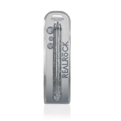 Dildo Duplo Crystal Clear Realistic Dong 18 /45 Cm Transparente Realrock - PR2010387058 2