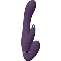 Strap-On sem Arnês Suki Vibrating Rabbit Roxo Vive - PR2010372289