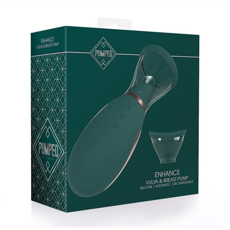 Bomba Recarregável para Vulva e Seios Enhance Forest Green Pumped - PR2010387122
