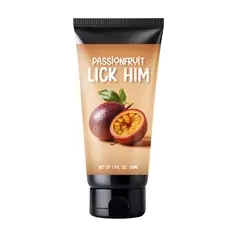 Lubrificante Beijável com Sabor a Maracujá Lick Him 1.7 Fl Oz 50 Ml Pharmquests - PR2010387313