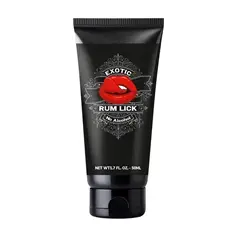 Lubrificante Beijável com Aroma a Rum sem Álcool Rum Lick 1.7 Fl Oz 50 Ml Pharmquests - PR2010387317