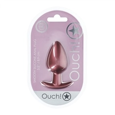 Plug Anal Smooth Silicone Large 3,5 /8,9 Cm Rose Gold Ouch! - PR2010387346 2