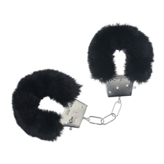 Algemas com Peluche Classic Fluffy Preto Ouch! - PR2010387373