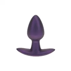 Plug Anal Smooth Silicone Small 2.6 /6,5 Cm Metallic Purple Ouch! - PR2010387392