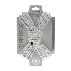 Corda de Poliéster para Bondage 32.8 Ft /10 M Prata Ouch! - PR2010387436