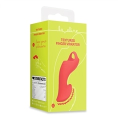 Vibrador de Dedo com Textura Sunrise Red Loveline - PR2010387437 2