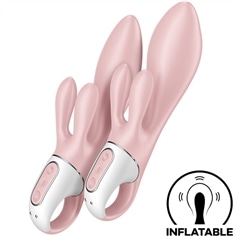 Satisfyer - Air Pump Bunny 3 Vibrador de Coelho Inflável Rosa - PR2010385845