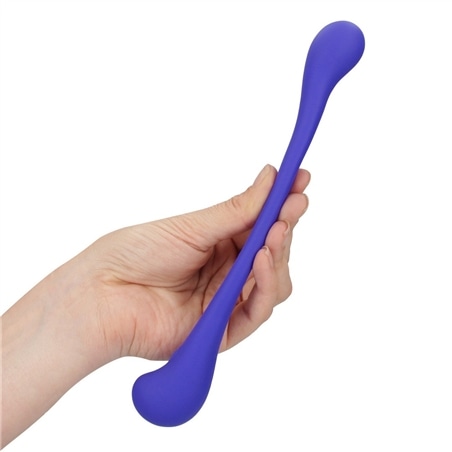 Vibrador Flexível com Comando Dual-Ended Bendable Roxo Loveline #4 - PR2010387799