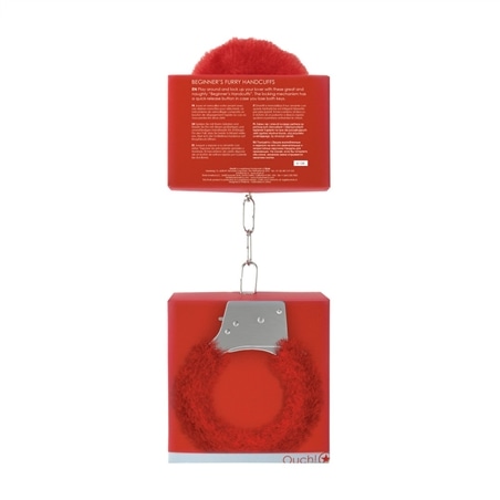 Algemas Com Peluche Beginner's Furry Handcuffs Vermelhas - PR2010320024