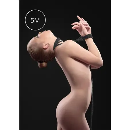 Corda de Restrição Kinbaku 5 Metros Preta - Preto #1 - PR2010320078