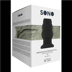 Plug Anal Medium Hollow Tunnel Sono Nº50 Preto - Preto - PR2010342884 2