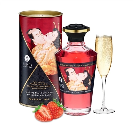 Óleo Afrodisíaco Shunga Morango Champanhe 100ml #2 - PR2010344769
