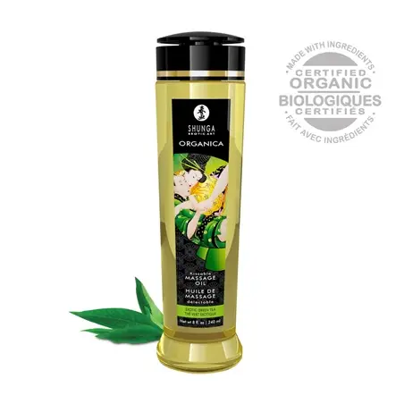 Óleo de Massagem Shunga Organica Chá Verde - 240ml #1 - PR2010355235