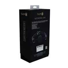 Mordaça de Silicone Respirável Venice Collection Preto Ouch! - PR2010387835