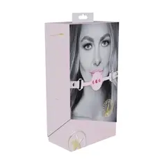 Mordaça de Silicone Respirável Paris Collection Rosa Ouch! - PR2010387838 2