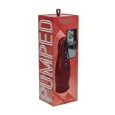 Masturbador Vibratório com Sucção e Suporte de Telefone Virtuo Metallic Red Pumped - PR2010387770 2