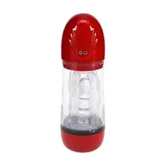 Bomba de Masturbação com Sucção e Vibração Sonicpull Multimedia Enhanced Metallic Red Pumped - PR2010387773