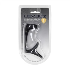 Anel para o Pénis e Testículos Tri o Preto Levelz - PR2010387642 2