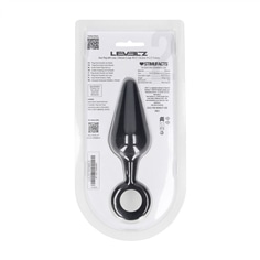 Plug Anal de Silicone L Preto Levelz - PR2010387730