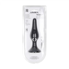 Plug Anal de Silicona Slim Xl Preto Levelz - PR2010387738