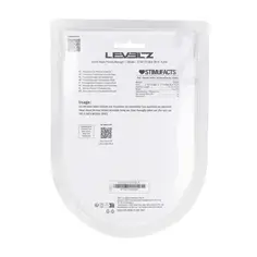 Estimulador de Próstata de Silicone com Dupla Ondulação Preto Levelz - PR2010387741