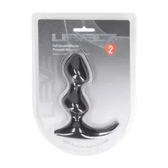 Estimulador de Próstata de Silicone com Dupla Ondulação Preto Levelz - PR2010387742 2