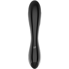 Dazzling Crystal 1 - Glass Dildo - Black - PR2010382775