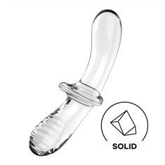 Double Crystal - Glass Dildo - Transparent - PR2010381149