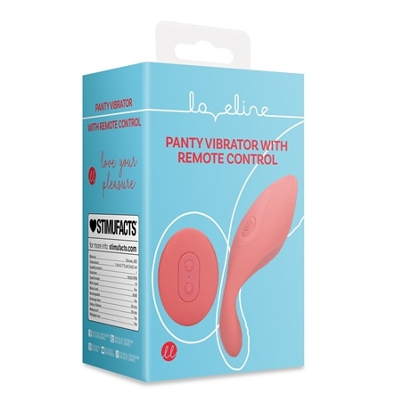 Vibrador de Cueca com Controlo Remoto Brighto Red Loveline - PR2010387152