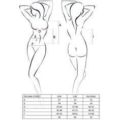 Corpete e Tanga Paloma Branco Passion - 40-42 L/XL - PR2010365955 2