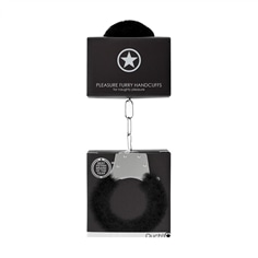Algemas com Peluche Pleasure Furry Handcuffs Pretas - PR2010319877 2