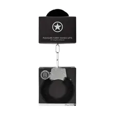 Algemas com Peluche Pleasure Furry Handcuffs Pretas - PR2010319877 2
