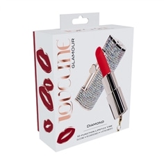 Vibrador com 4 Acessórios Diamond Lipstick Iridescent Loveline - PR2010387887 2