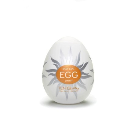 Masturbador Tenga Egg Shiny - Branco - PR2010314738