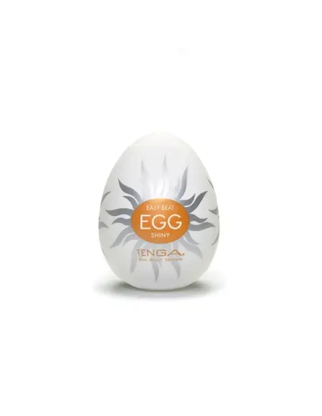 Masturbador Tenga Egg Shiny - Branco - PR2010314738