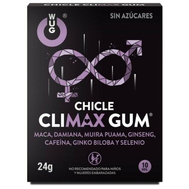 Pastilha Elástica Wug Gum Climax Caixa com 10 Pastilhas - PR2010363028