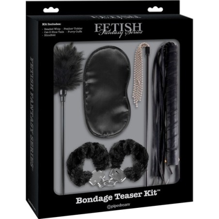 Conjunto Bondage Teaser Kit Fetish Fantasy Limited Edition - Preto - PR2010344204