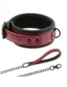 Colar com Trela em Couro Vegano Fetish Submissive Dark Room - PR2010366045
