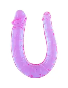 Dildo Duplo Mini Double Dong Purple Mystery - Roxo - PR2010322005