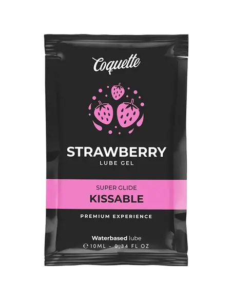 Coquette Waterbased Kissable Strawberry Lube Gel 10 Ml - PR2010367825