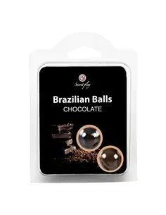Bolas Lubrificantes Beijáveis Brazilian Balls Sabor a Chocolate 2 X 4Gr - PR2010314266 2