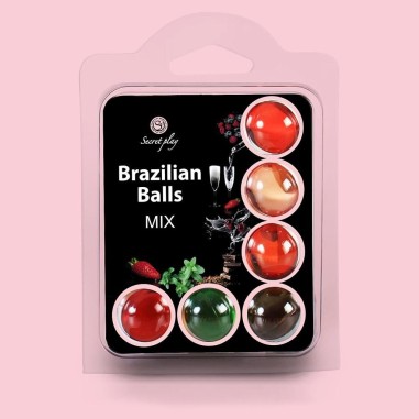 Bolas Lubrificantes Beijáveis Brazilian Balls Multisabores - PR2010314268